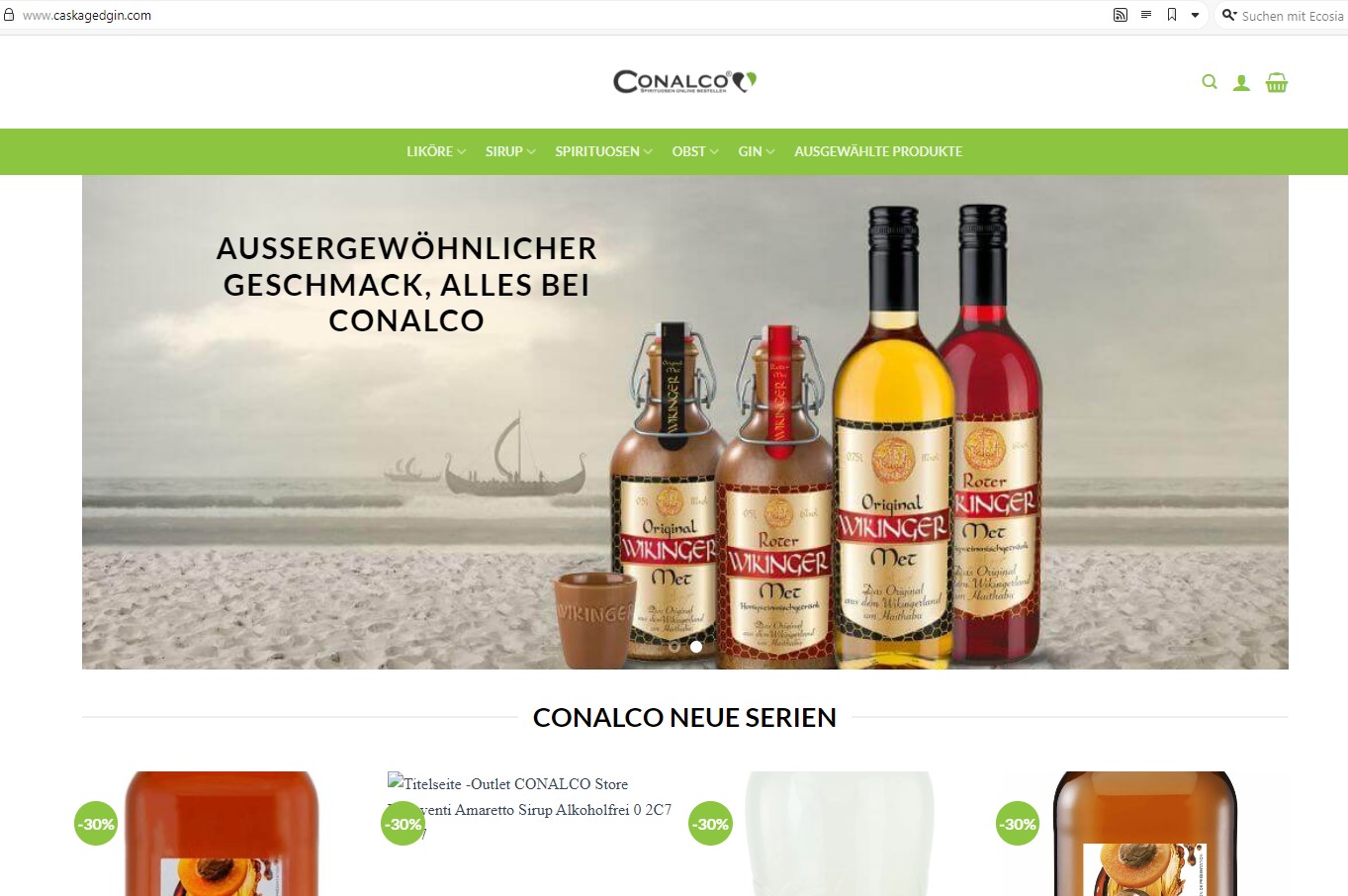 Conalco.de & Whisky.de als Fake-Shops geklont